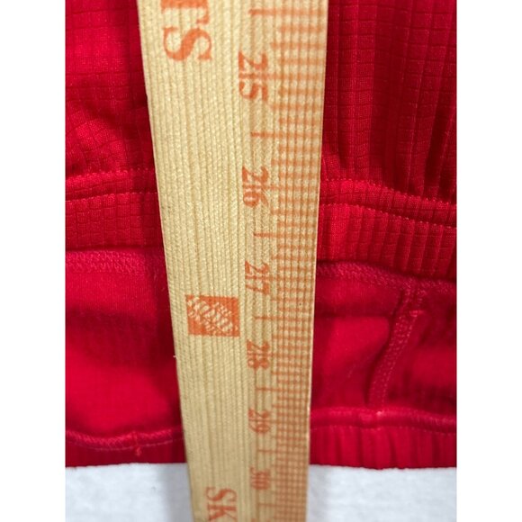 LG Edge 2 Red Jersey L/G 100% Polyester Half-Zip Long Sleeve Cycling Top - Picture 8 of 13